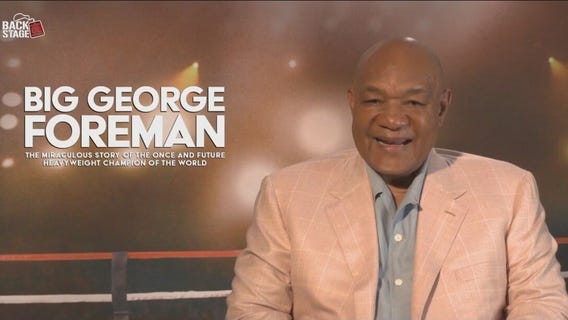 Backstage with George Foreman on 'Big George Foreman'