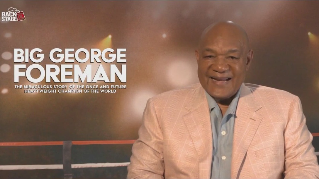 Backstage with George Foreman on 'Big George Foreman'