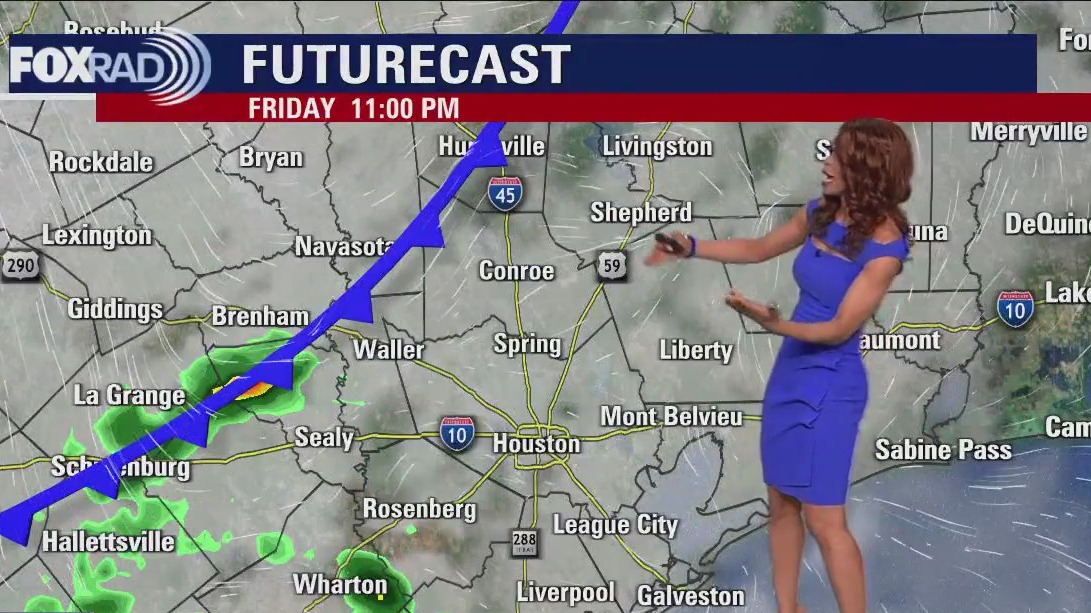 Houston-area weather forecast: Strong storms possible Friday night, clearing out on Saturday