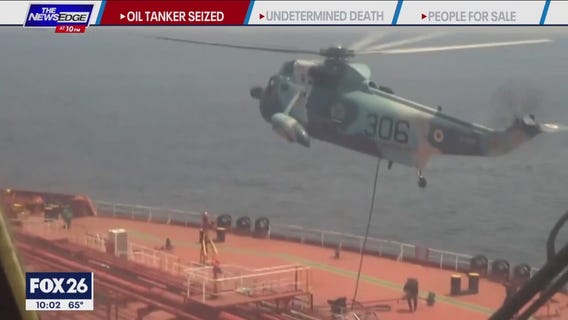 Oil tanker bound for Houston seized by Iranian Army soldiers