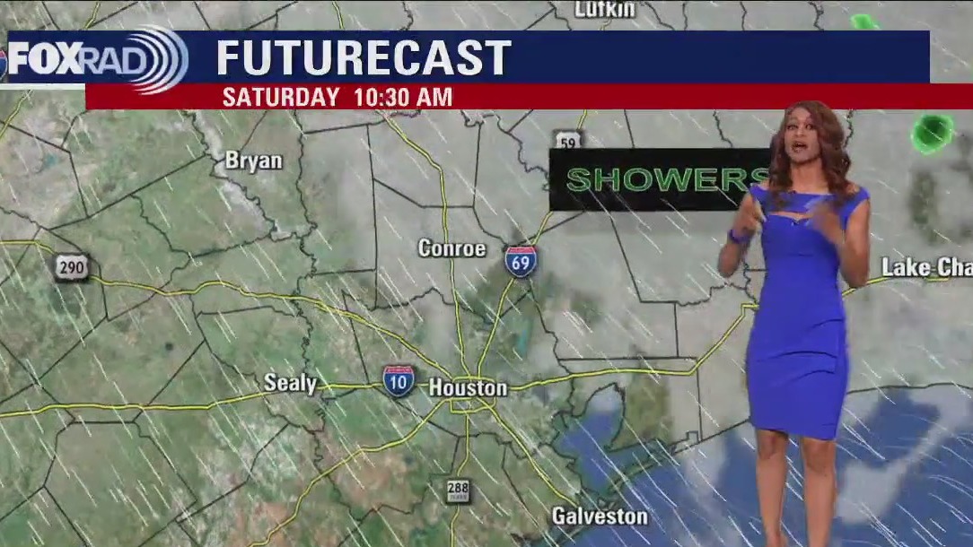 Houston-area weather forecast: Rain moving out on Saturday, expect windy conditions