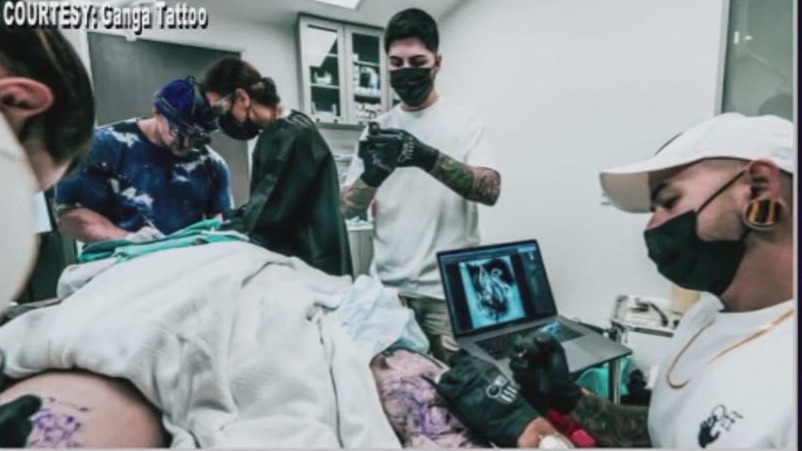 Tattoo studio puts customers to sleep using anesthesia