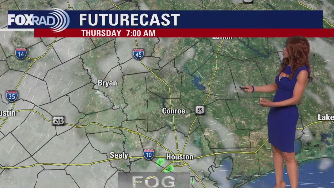 Houston weather forecast - Warm, muggy day ahead for Thursday