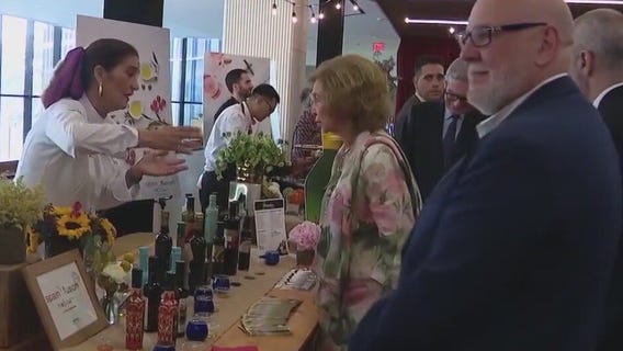 Queen Sofia of Spain makes special visit to Houston