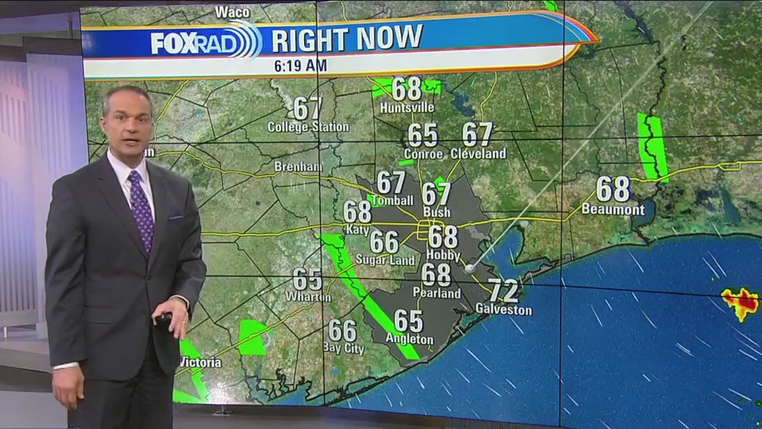 Houston weather: Clear skies Wednesday morning with temps in the upper 60s