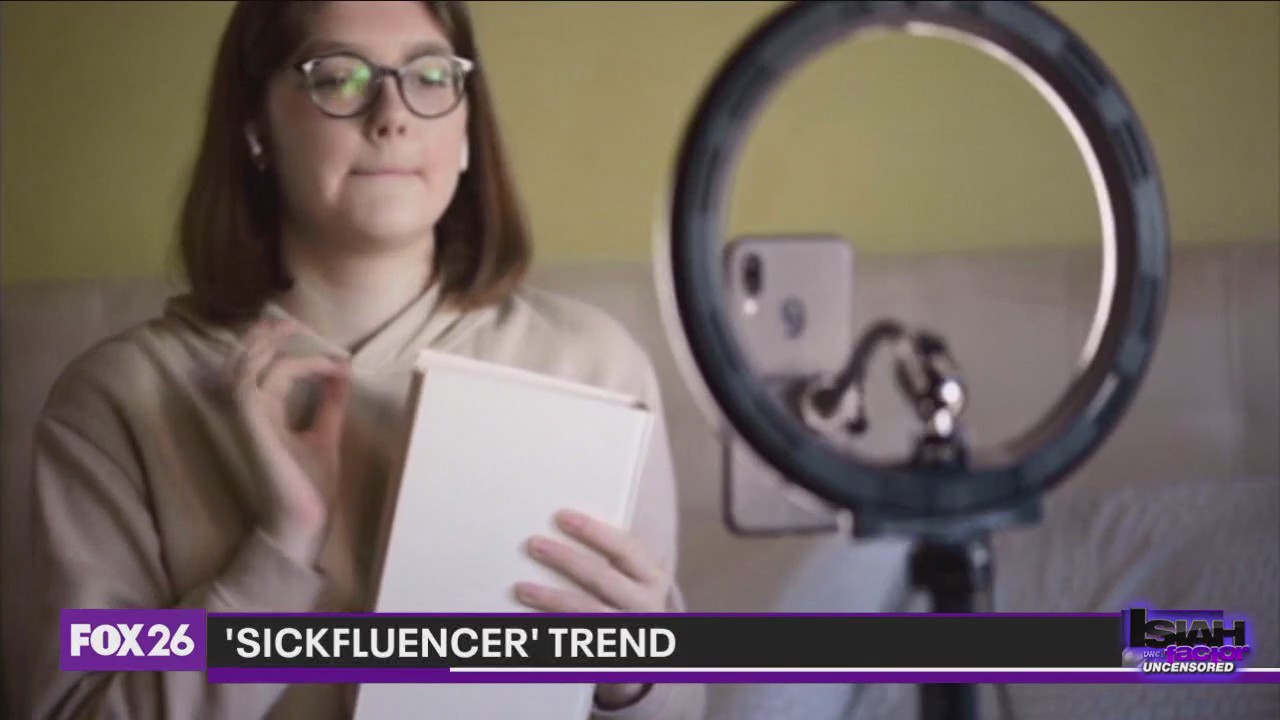'Sickfluencer' trend