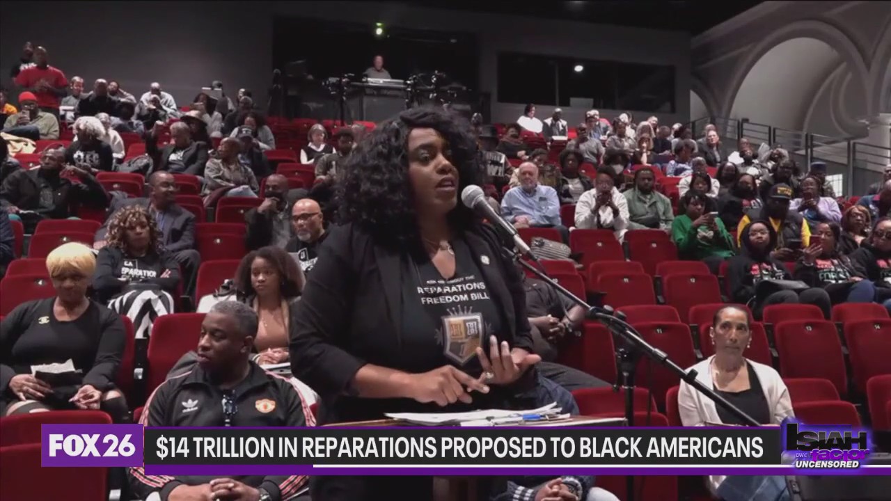 $14 trillion in reparations proposed to Black Americans