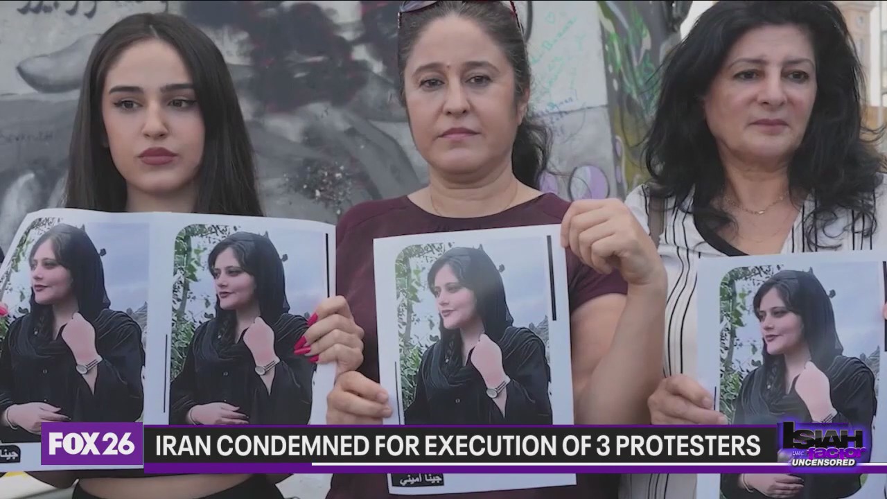 Iran condemned for execution of 3 protesters