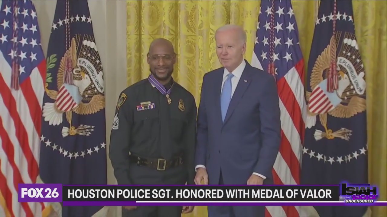 Houston Police Sgt. honored with Medal of Valor