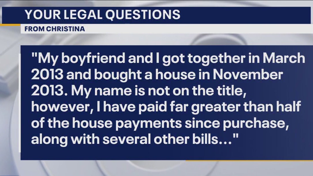 Your Legal Questions: Legal rights to house; help after robbery