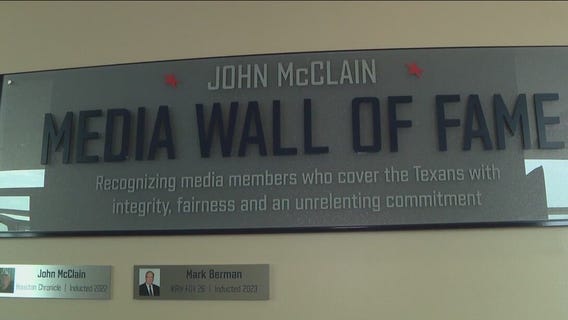 Mark Berman becomes the second member of the Houston Texans Media Wall of Fame