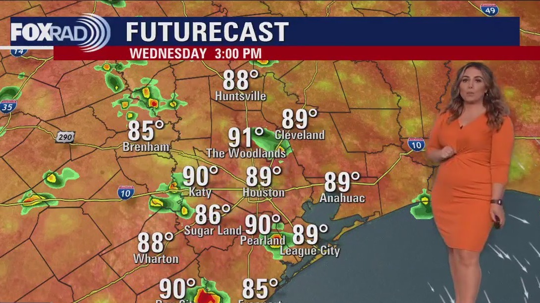 Houston weather: Mostly sunny, hot Wednesday afternoon in the 80s