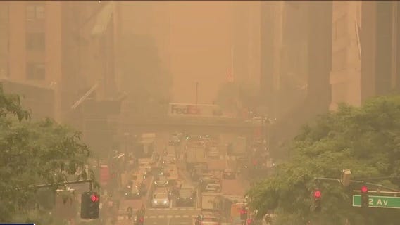 Canada wildfire smoke slowing Houston travel