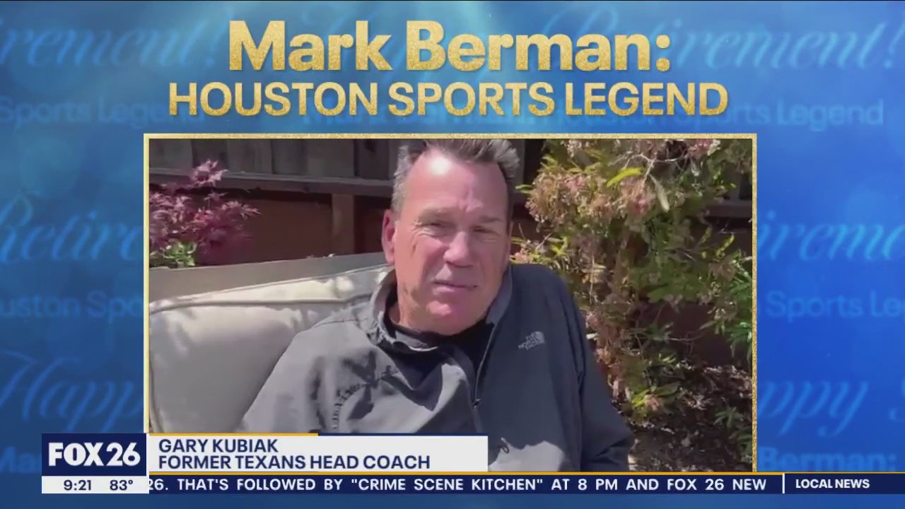 Former Houston Texans Head Coach Gary Kubiak on Mark Berman's retirement