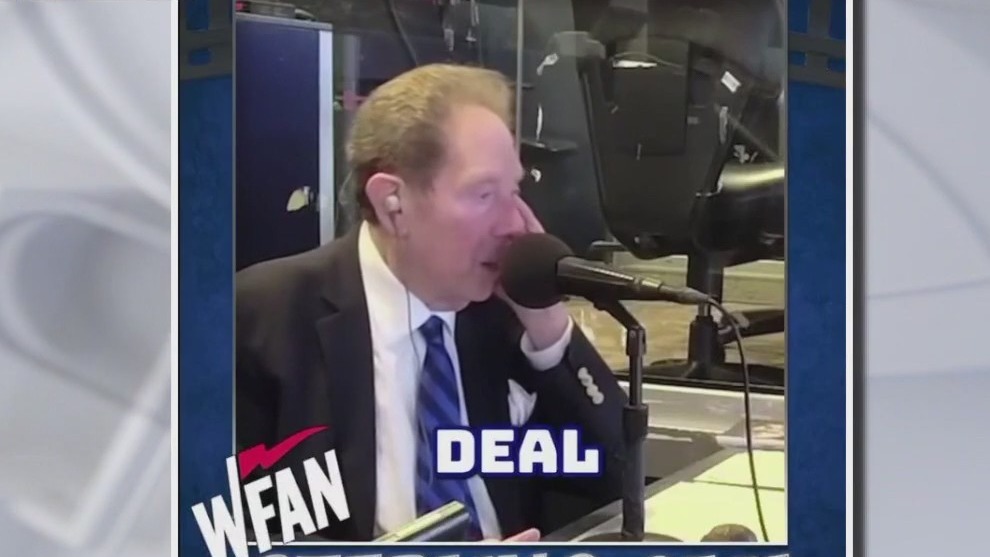 Yankees announcer hit by foul ball