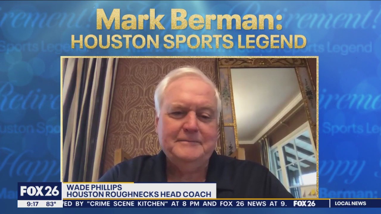 Houston Roughnecks Head Coach Wade Phillips on Mark Berman's retirement