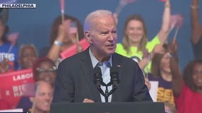 President Biden hits campaign trail in Philadelphia after announcing reelection bid