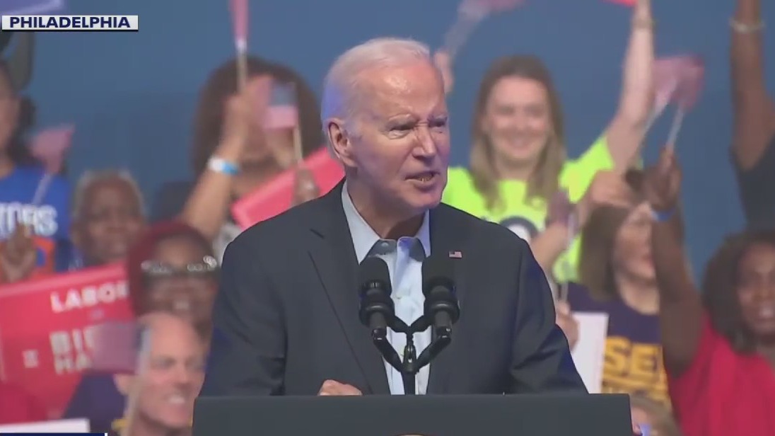 President Biden hits campaign trail in Philadelphia after announcing reelection bid