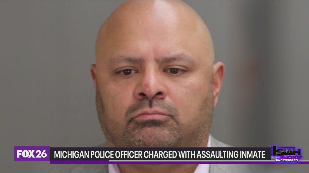 Michigan police officer charged with assaulting jail inmate