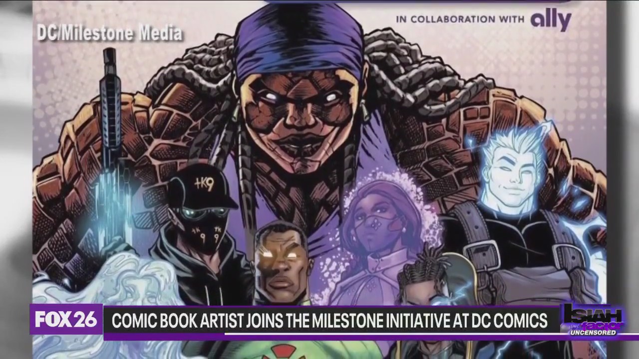 Comic book artist joins The Milestone Initiative at DC comics