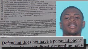 Murder suspect out on bond, officials unable to contact him