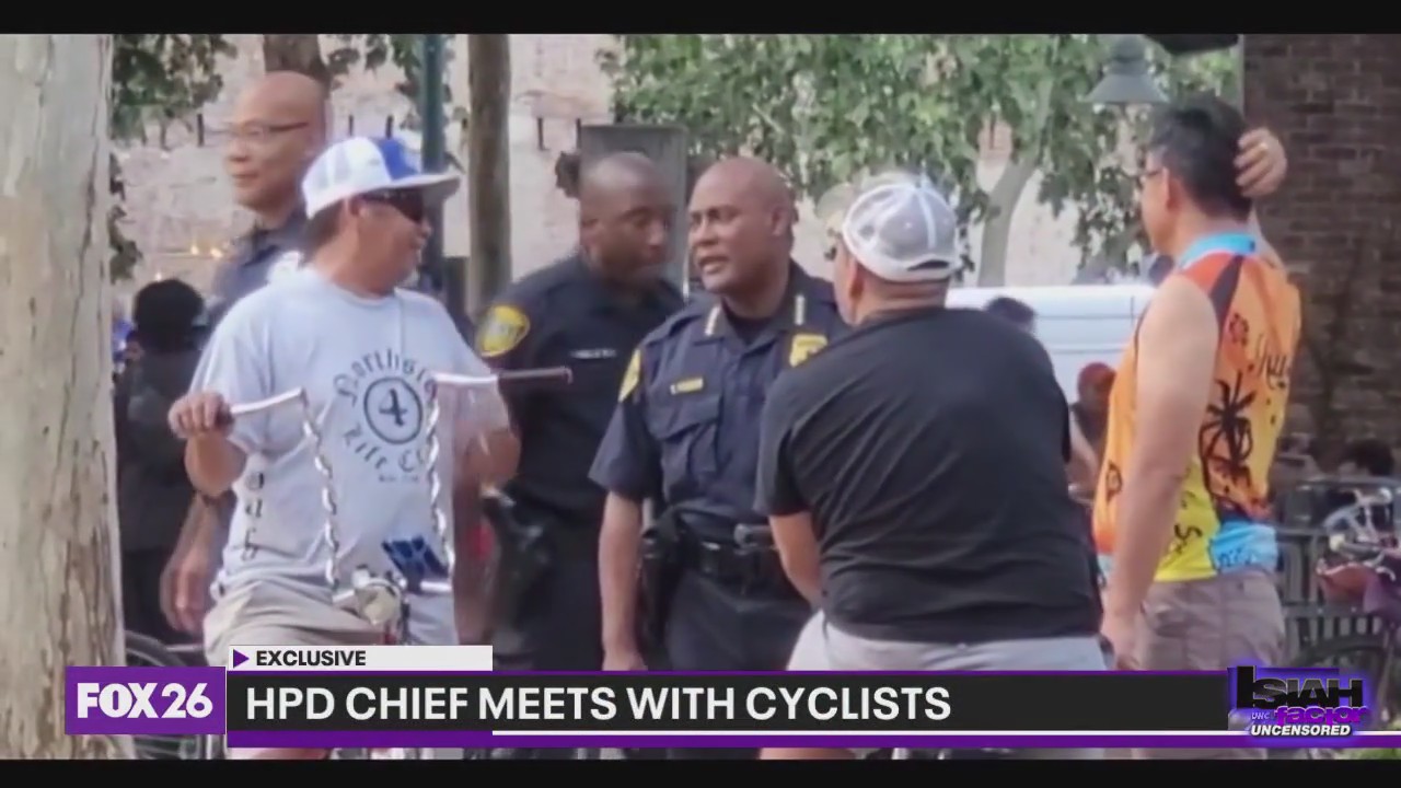 Exclusive: Houston police chief meets with cyclists
