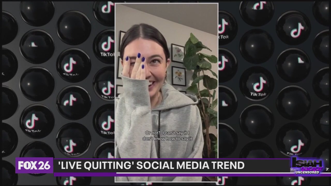 'Live quitting' social media trend