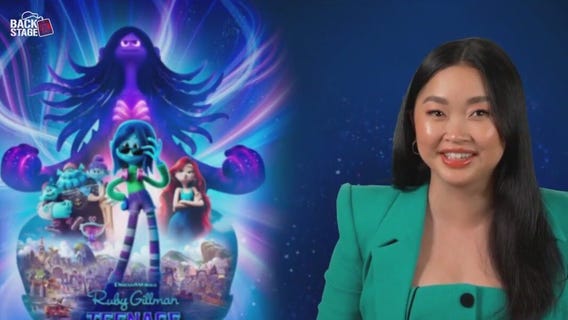 Backstage with star of "Ruby Gillman, Teenage Kraken"