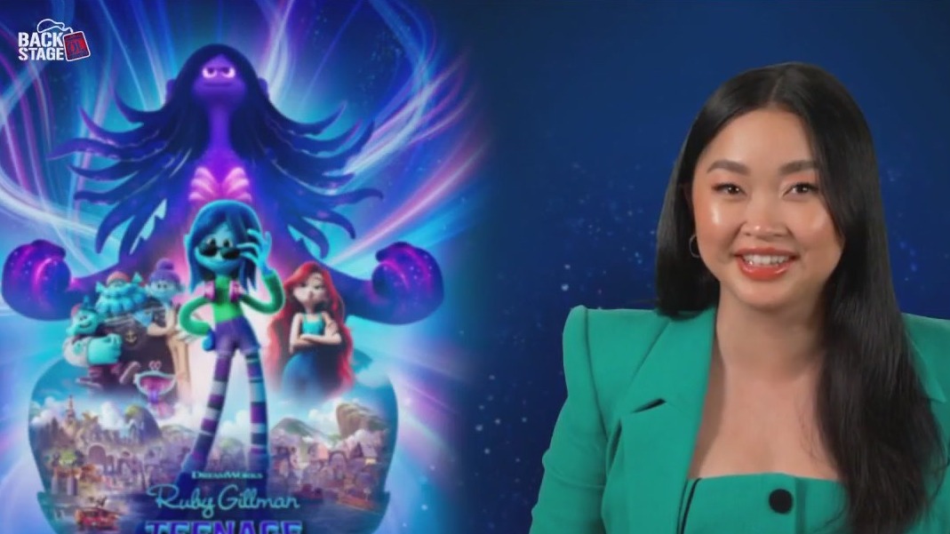 Backstage with star of "Ruby Gillman, Teenage Kraken"