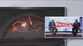 Artist throws pizza at NYC Hall in response to coal-fired oven crackdown