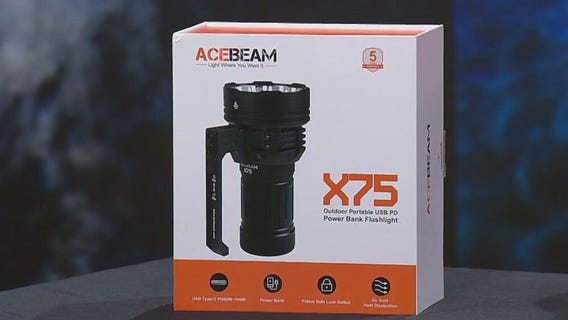 Hurricane Gear Test: Acebeam X75 Power Bank Flashlight