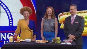 Hotdog dressing for 4th of July