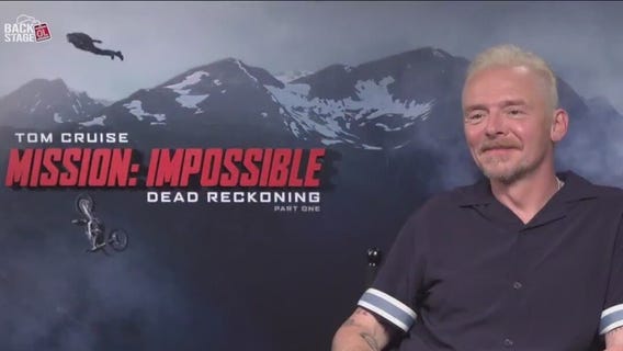 Backstage with Mission: Impossible Simon Pegg