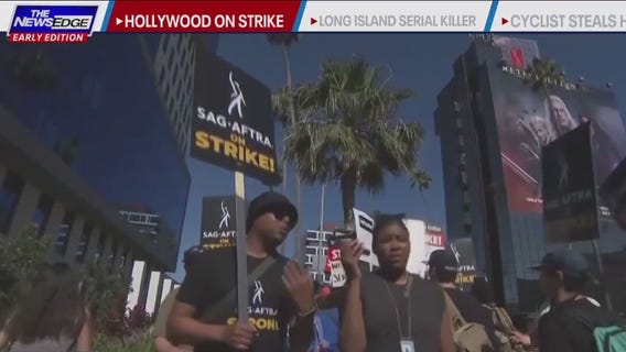 Hollywood actors join writers on strike