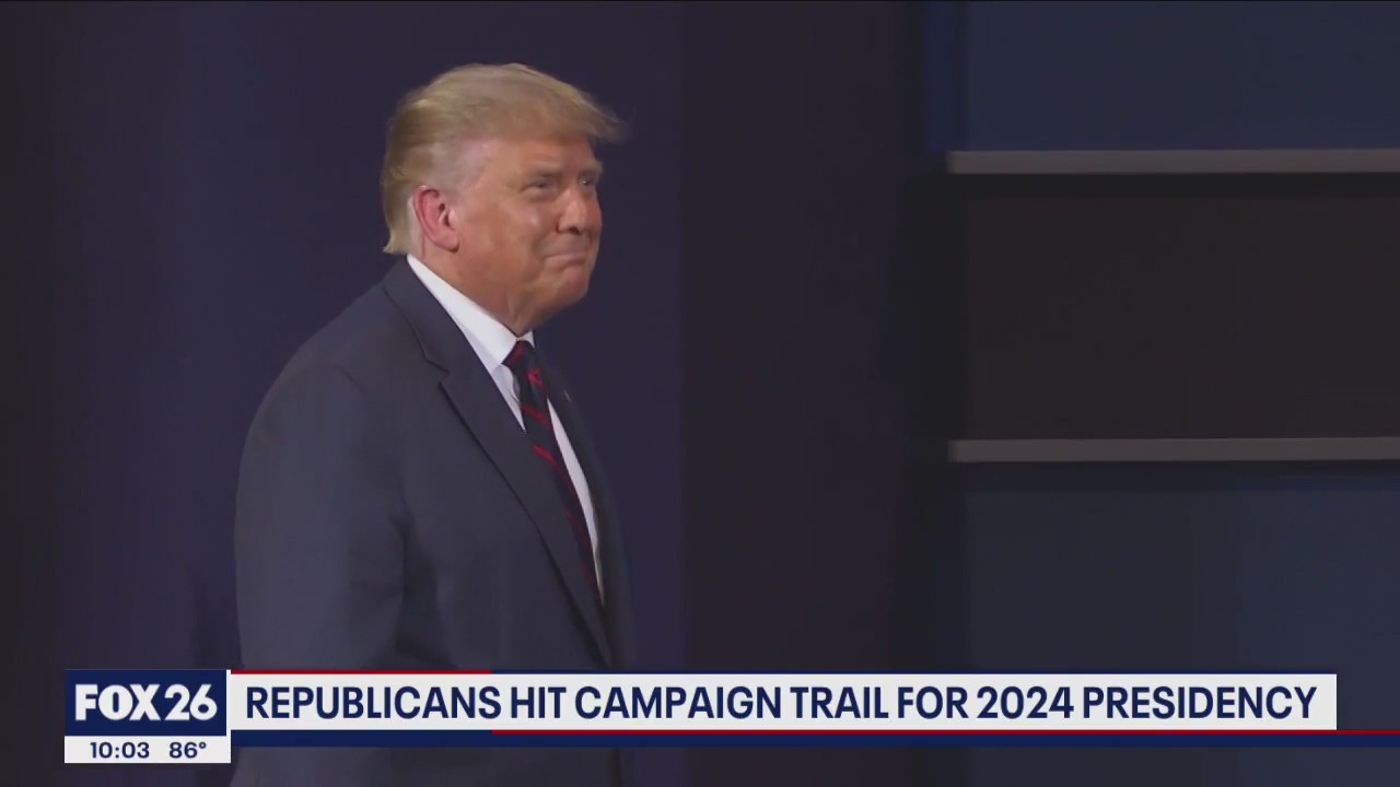 Donald Trump, GOP candidates hit campaign trail