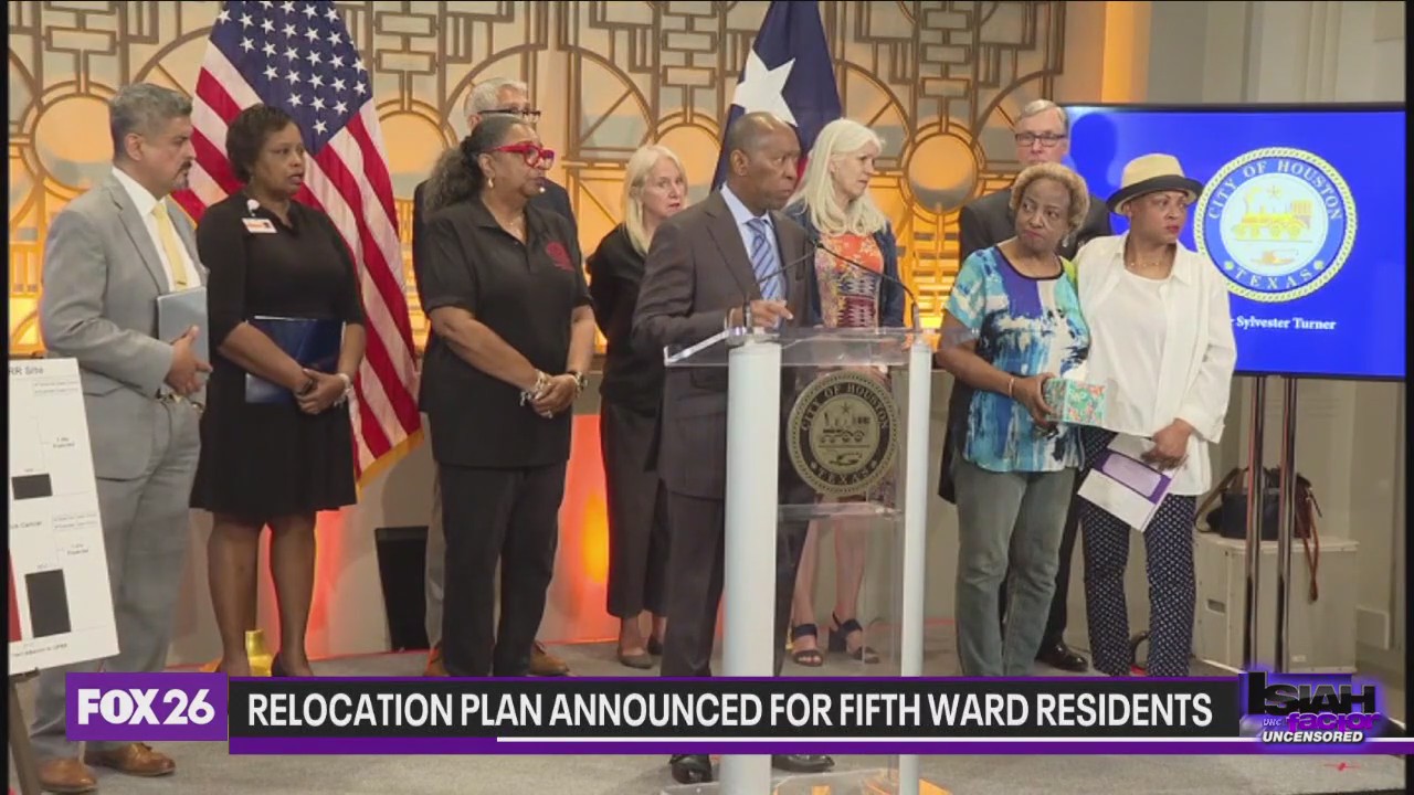 Mayor Turner announces plan to move Houston's Fifth Ward residents