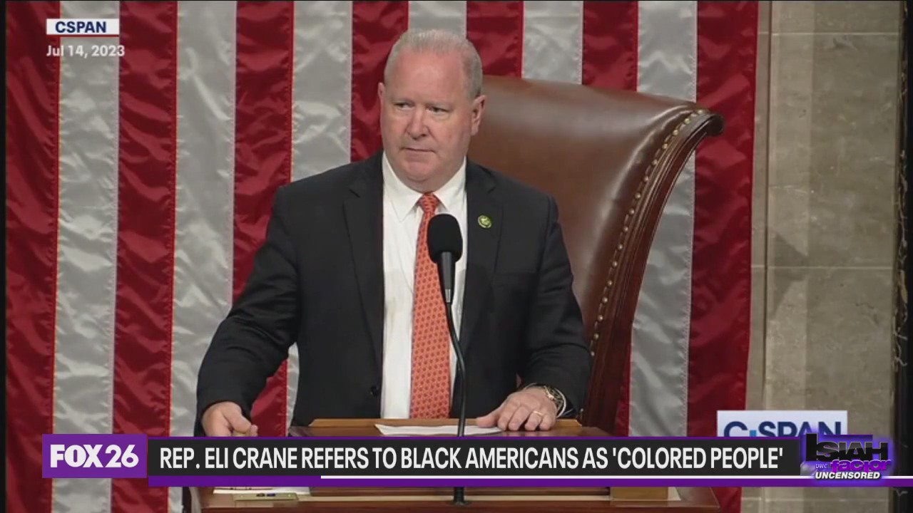 Rep. Eli Crane refers to Black Americans as 'colored people'