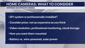 Home security cameras: What to consider