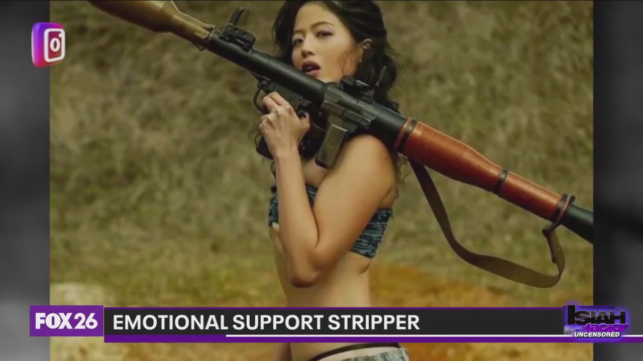 Stripping for soldiers: Houstonian travels to Ukraine to work as 'emotional support stripper'