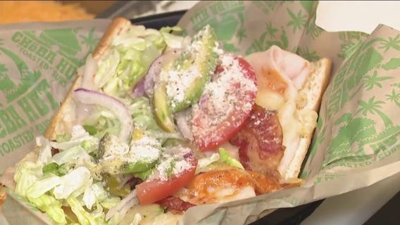 Toasted subs at Cheba Hut