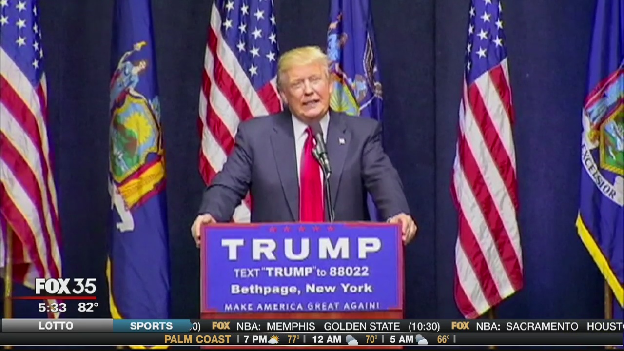 Trump says GOP nomination process rigged