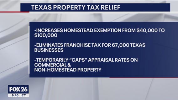 Texas The Issue Is: Property tax bill signed