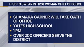 HISD swearing in first female police chief