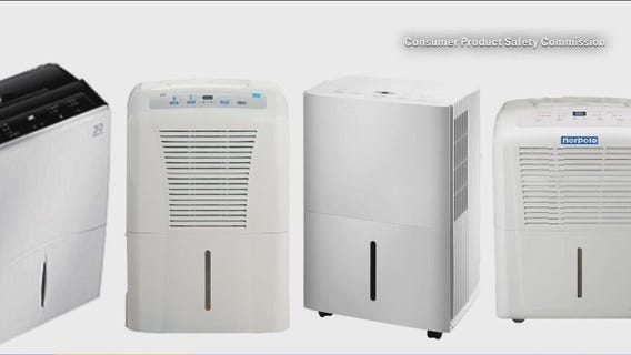 Millions of dehumidifiers recalled for fire risk