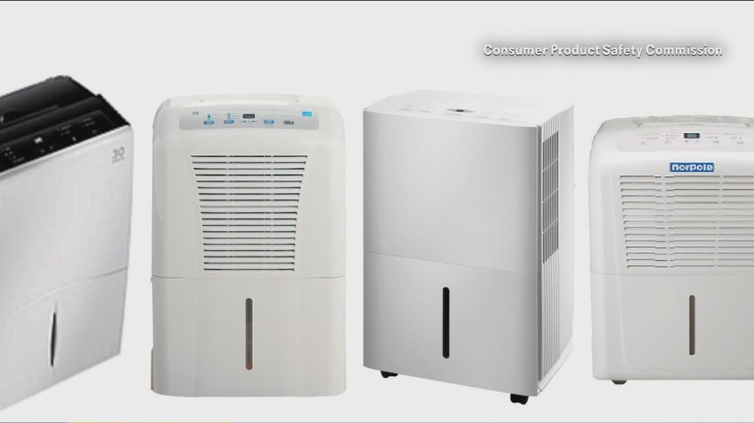Millions of dehumidifiers recalled for fire risk