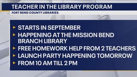 Free homework help for student in Fort Bend County