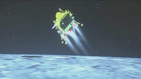 India lands spacecraft on the moon