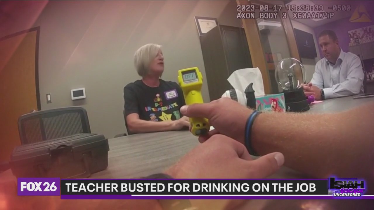 Teacher busted for drinking on the job