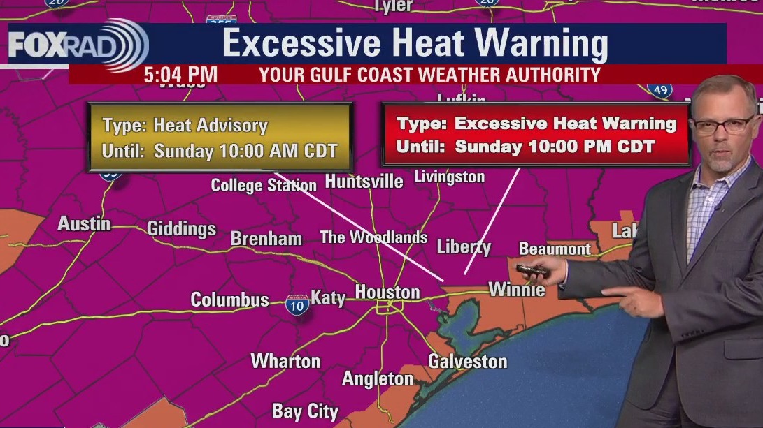 FOX 26 Saturday evening weather forecast