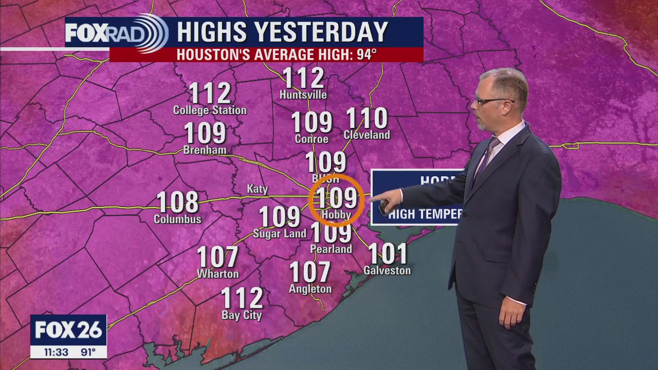 FOX 26 Houston Midday Weather Forecast